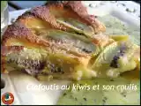 Recette Clafoutis vitaminé aux kiwis et son petit coulis