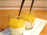 Recette Mousse d'agrumes et coulis de mangue
