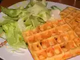Recette Gaufres au fromage, bacon et tomates sèches