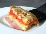 Recette Blancs de poireaux gratinés au jambon et sauce tomate améliorée