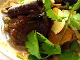 Recette Boeuf façon tagine au citron confit et aux fruits secs