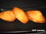 Recette Madeleines de pierre hermé
