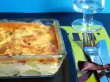Recette Gratin de courgettes et saumon fumé