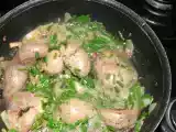 Recette Rognons d'agneau au vin blanc et ciboulette