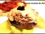 Recette Champignons crémeux farcies aux escargots