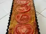 Recette Tarte thon, tomate, moutarde.