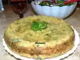 Recette Frittata au four aux epinards et ricotta, balade dans les mimosas