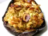 Recette Aubergines fondantes à la féta et noisettes grillées