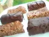 Recette Barres gourmandes aux carambars, chamallows enrobées de chocolat