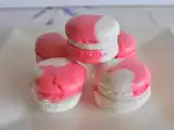 Recette Macarons bicolores ganache vanille