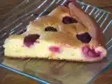 Recette Gâteau léger au lémon curd et aux framboises