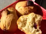 Recette Mini-muffins au chocolat blanc et cranberries