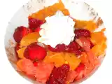 Recette Salade d'agrumes et de fraises au tilleul cannelle