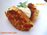 Recette Croquettes de puree au jambon