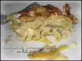 Recette Lasagnes de poireaux & poisson au lait de coco