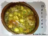 Recette Tajine pommes de terre, petits pois