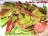 Recette Salade de roquette et d'asperges