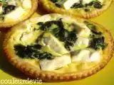 Recette Tartelettes aux épinards et à la feta
