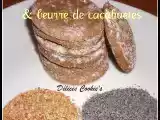 Recette Sablés citron/pavot/sésame & beurre de cacahuètes