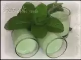 Recette Panna cotta à la menthe verte