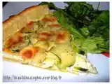 Recette Tarte courgette aux 3 fromages