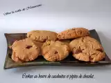 Recette Cookies au beurre de cacahuète et pépites de chocolat