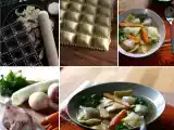 Recette Soupe style pot-au-feu avec ravioles maison