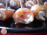 Recette Roulés de saumon au fromage frais