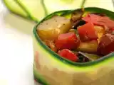 Recette Bouchées de courgettes aux légumes du sud