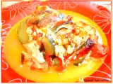Recette Gratin de courgettes et tomates au chèvre