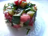 Recette Tartare aux tomates & courgettes