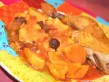 Recette Tajine de poulet et patates douces