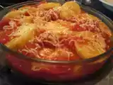 Recette Gratin de pommes de terre à la tomate au micro-ondes
