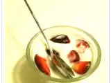 Recette Panna cotta aux fraises à l'agar agar