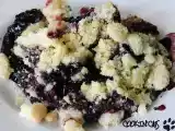 Recette Blueberry crisp (crumble aux myrtilles)