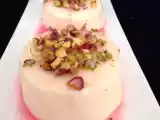 Recette Panna cotta au sirop de rose et aux pistaches