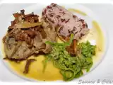 Recette Pintade sauce foie gras