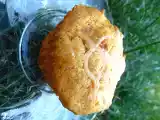 Recette Muffins salés au caviar de tomates à l'ail.