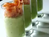Recette Crème d'avocat au saumon fumé