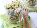 Recette Salade de céréales gourmandes au poulet et légumes croquants