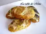 Recette Petits pains garnis saumon, foie gras et proscuitto
