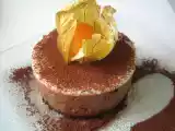 Recette Gateau mousse chocolat noir ganache blanche!!