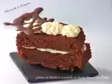Recette Gâteau au chocolat et sa ganache au chocolat blanc et fève tonka
