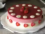 Recette Bavarois fraises au chocolat blanc