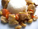 Recette Poulet aux noix de cajou, carottes et sirop dérable