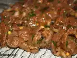 Recette Brochettes de boeuf marinées au gingembre et citron