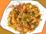 Recette Petits pois carottes -salade à laneth (à la française modifiée)