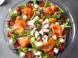 Recette Salade aux langoustines et truite fumée