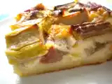 Recette Clafoutis à la rhubarbe