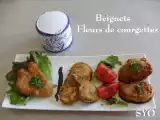 Recette beignets fleurs de courgettes et beignets tandoori .